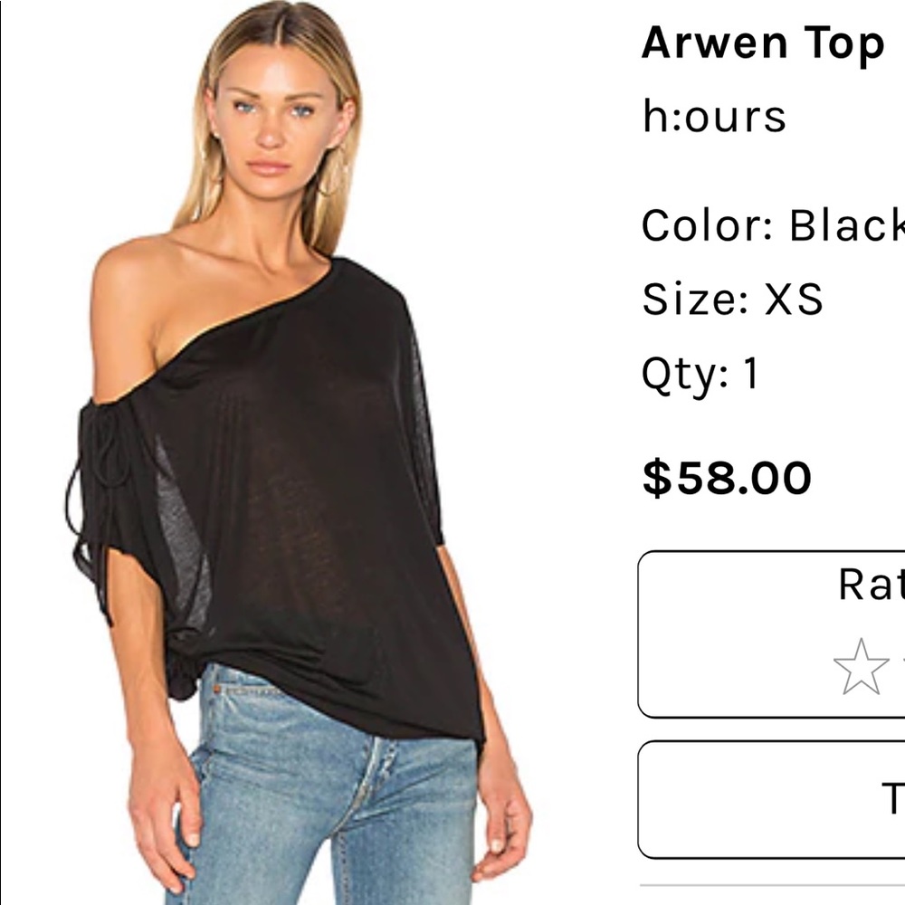 Off shoulder top